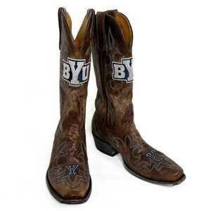 BYU Cougars Brigham Young University Embroidered College Gameday Boots